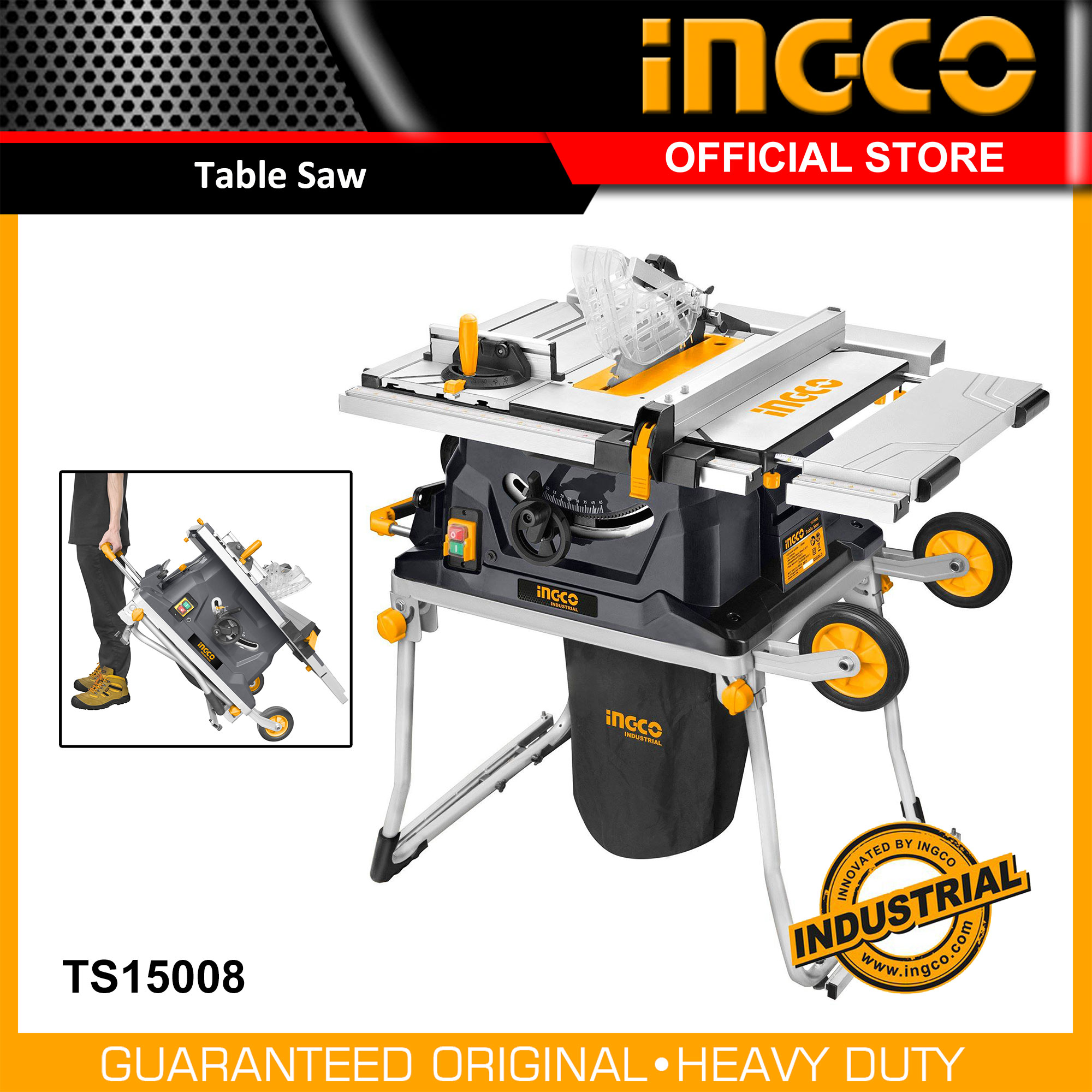 Ingco TS15008 Industrial Table Saw for Wood Works 1500W IPT Lazada PH