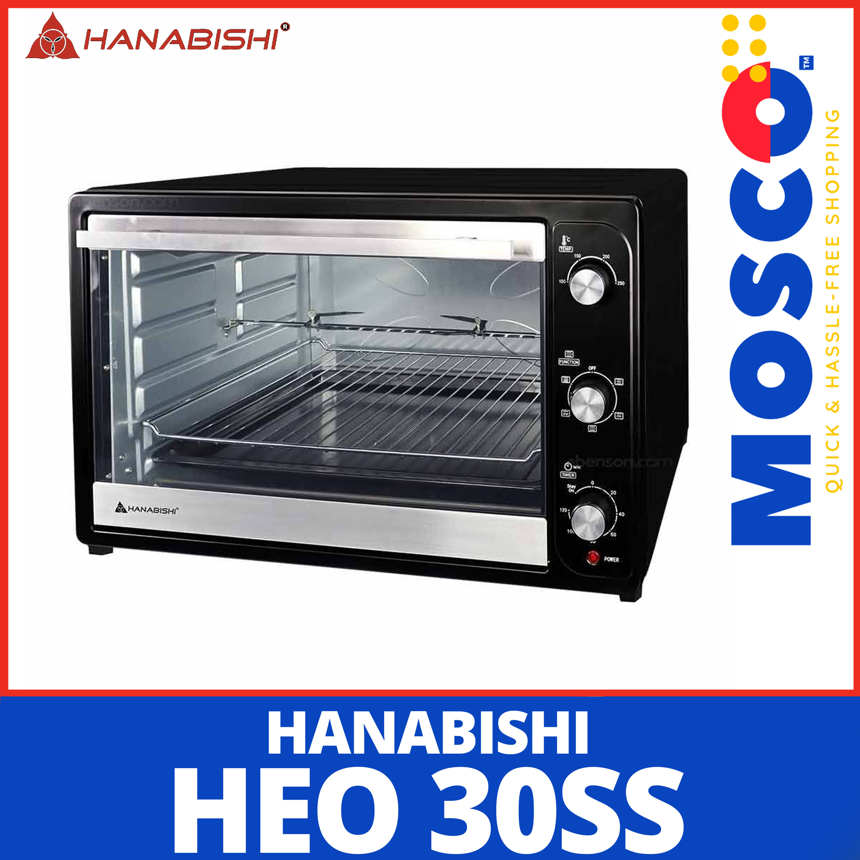 Hanabishi HEO 30SS l 30 Liters, Electric Oven Lazada PH