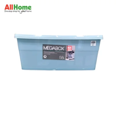 MEGABOX Storage Box 58 Liters (Trans Blue, Trans Clear)