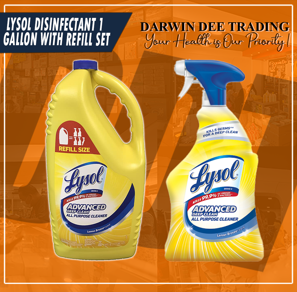 LYSOL DISINFECTANT 1 GALLON WITH REFILL SET Lazada PH