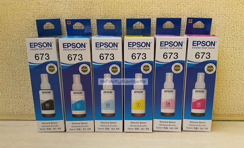 Genuine Epson 673 Ink Set Lazada Ph 1089