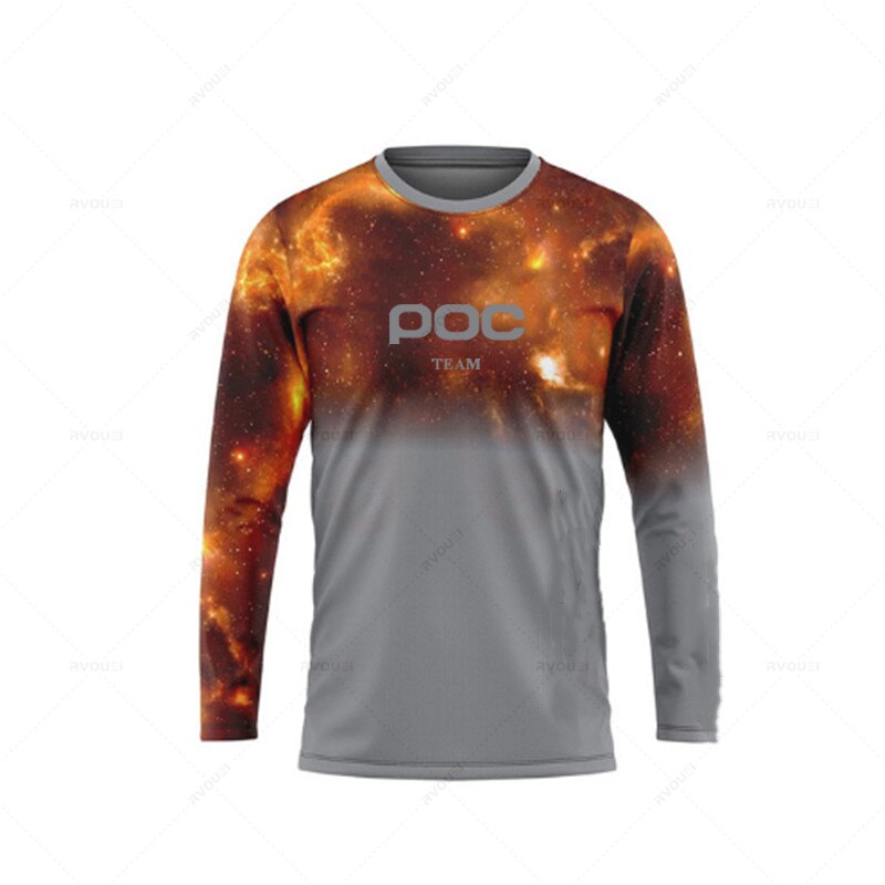 Poc Motorcycle Mountain Bike Enduro Downhill MTB Jersey Offroad MX Bicycle Locomotive Shirt Cross Country Mountain