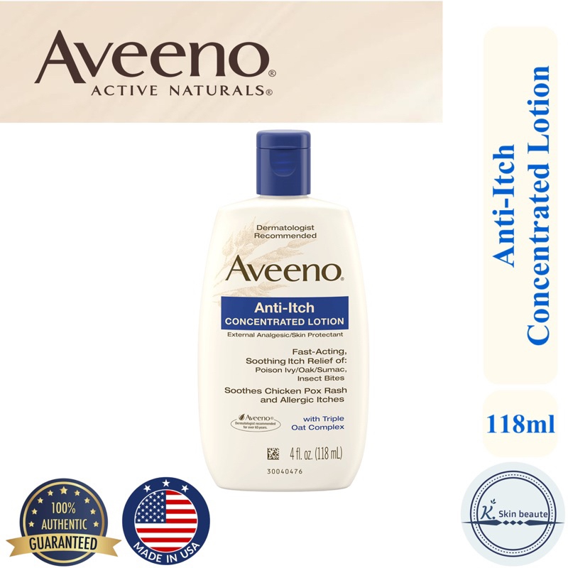 Aveeno Hydrocortisone Antiitch cream / Antiitch concentrated lotion