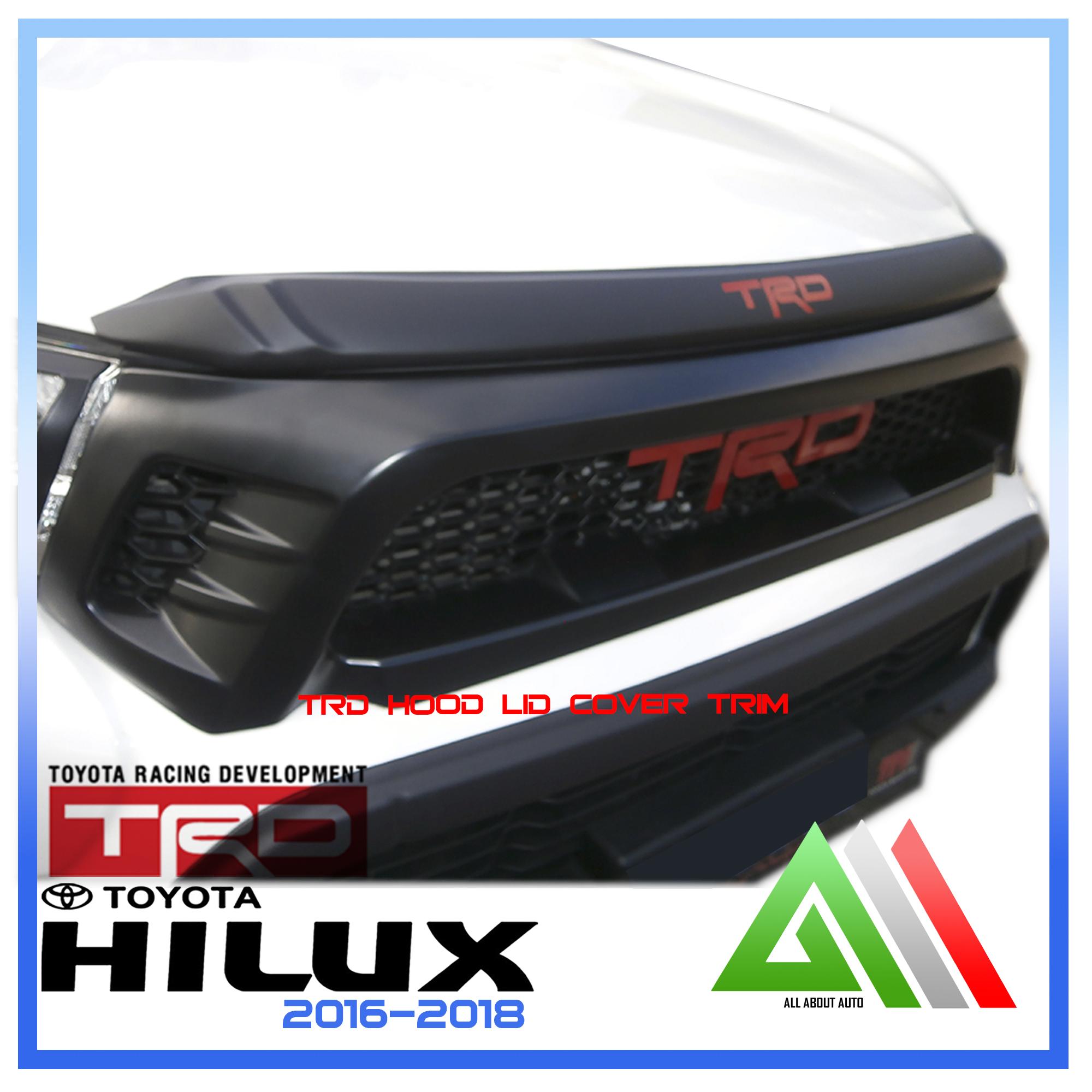 TRD Hood End / Hood Lid Trim For Toyota Hilux Revo 2016