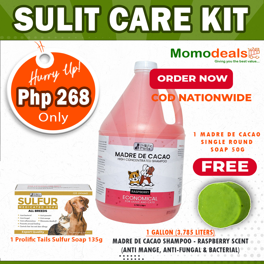 Sulit Care Kit for Dogs & Cats (Prolific Tails Madre De Cacao (MDC