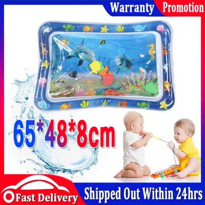 Baby Infant Cartoon Octopus Dolphin Inflatable Water Mat Summer Game Play Pad Parent-child Outdoor Interactive Educational Toys Inflatable-Water-Mat-Dolphin