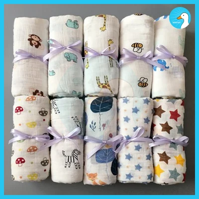 Bebecare Muslin Baby Swaddle Blanket 100% Cotton High Quality Baby Accesorries BC0010