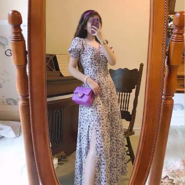 Fashion Floral Maxi Dress | Lazada PH