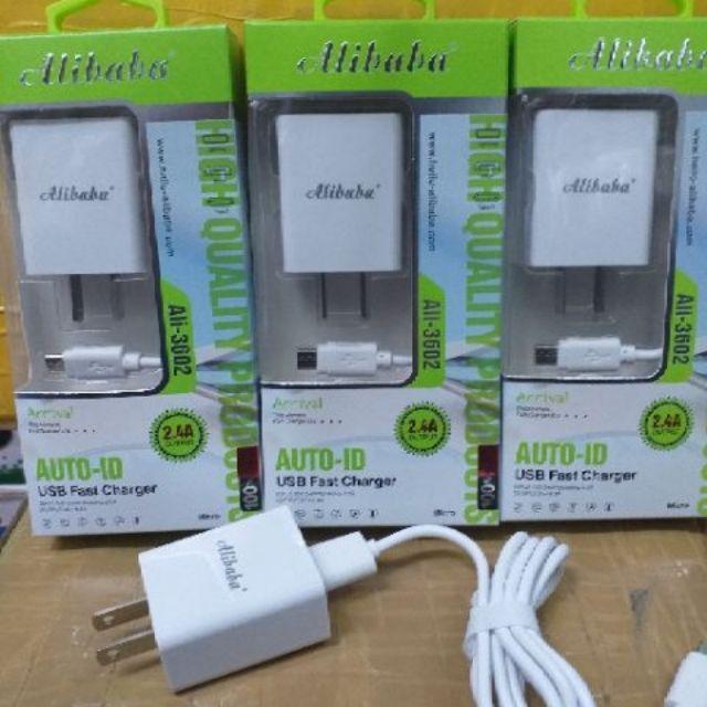COD ALIBABA 2.4A ANDROID/TYPEC/IOS FAST CHARGER Lazada PH
