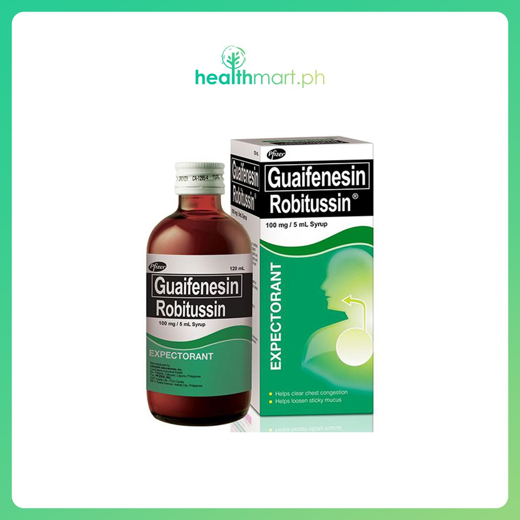 Robitussin Syrup (120mL) Cough syrup for kids and adultshlf Lazada PH
