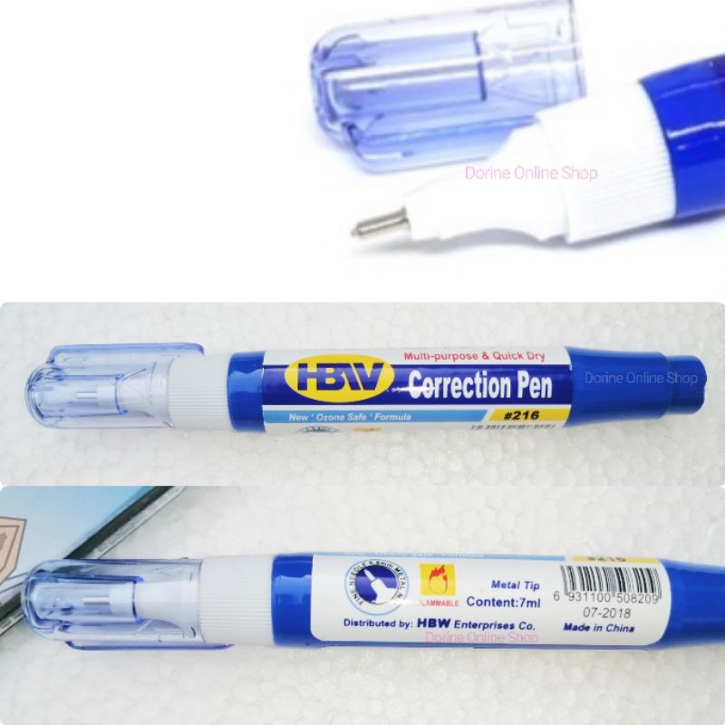 HBW Correction Fluid, Correction Pen