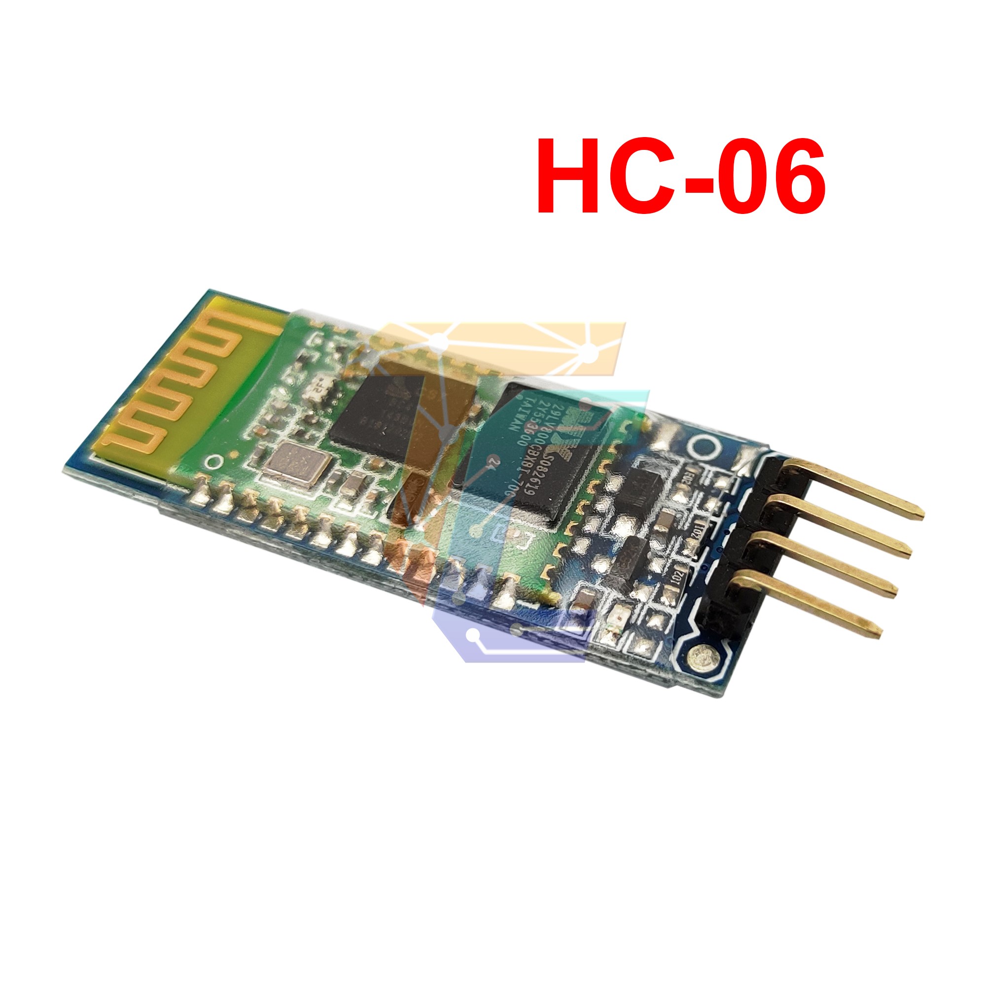 thumbnail image 2 of HC-06 4-Pin Bluetooth Serial RF Transceiver Module – RS232, With Backplane – Unbranded, 1PC 2 of 5