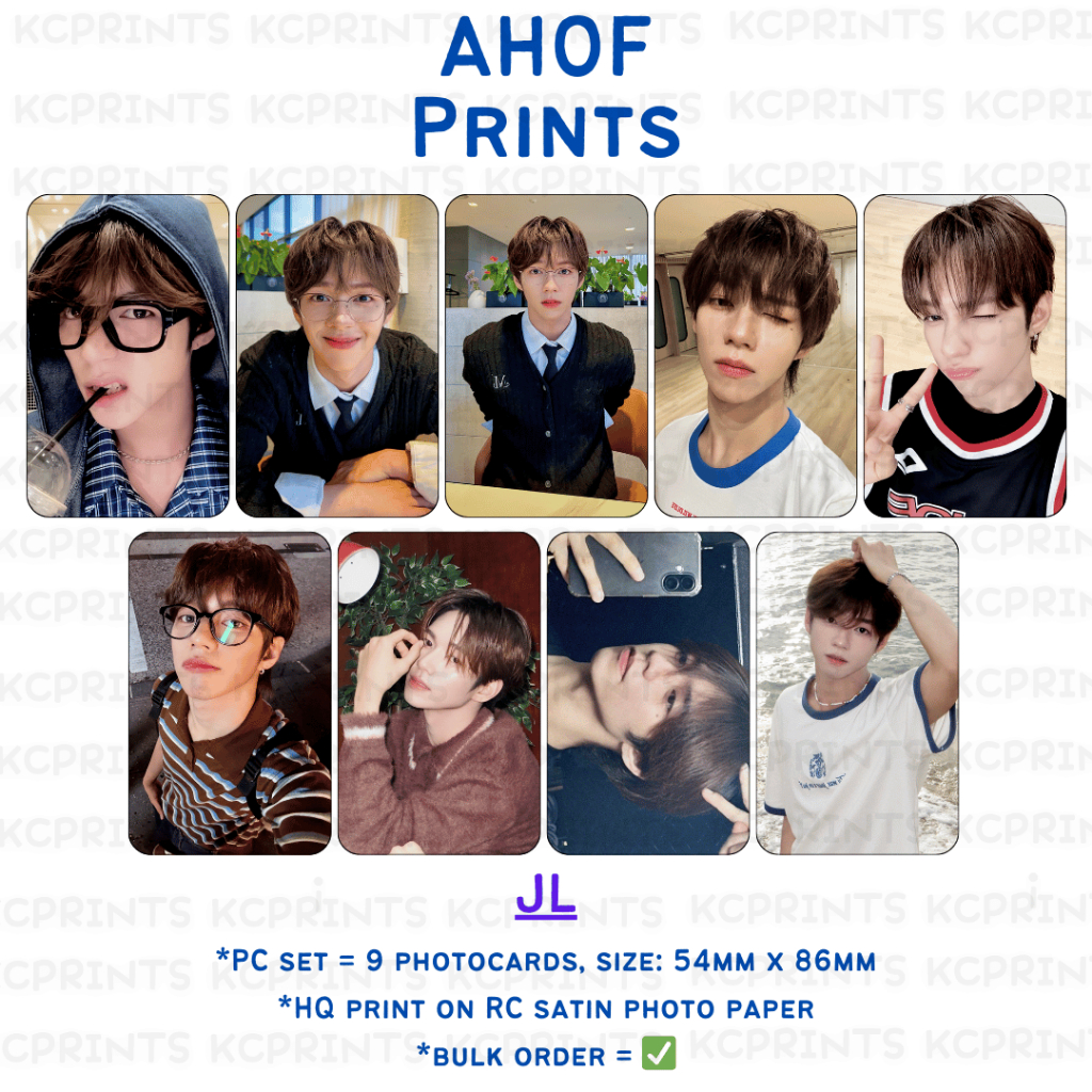 FANMADE] AHOF PC Set Trading Card Prints JL Gaspar Concert Freebie
