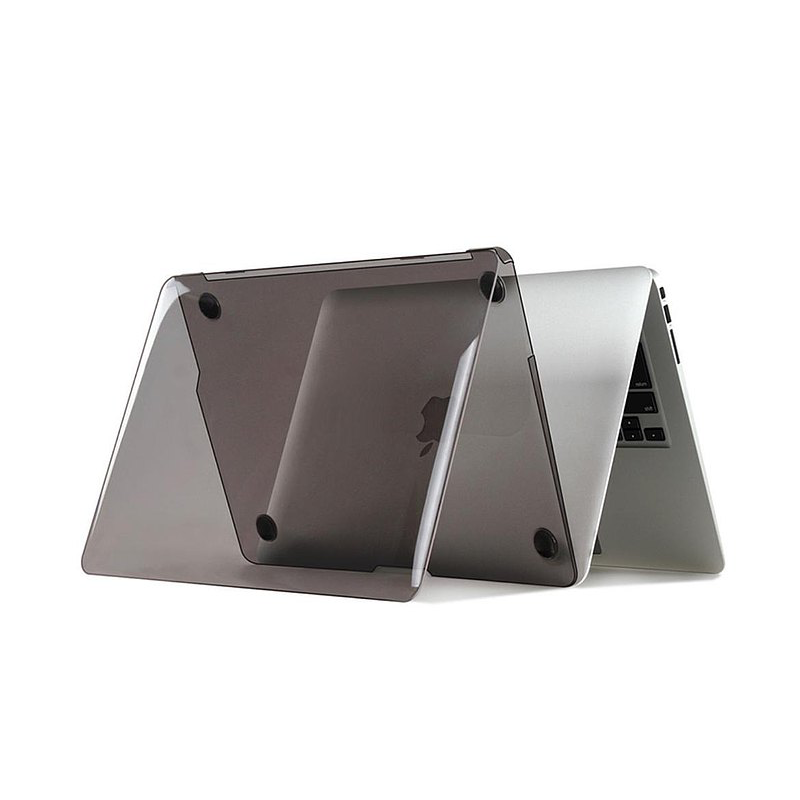 WiWU iShield Ultra Thin PC+TPU Hard Shell Protection Case  pro/2022 For Macbook Black/ Transparent