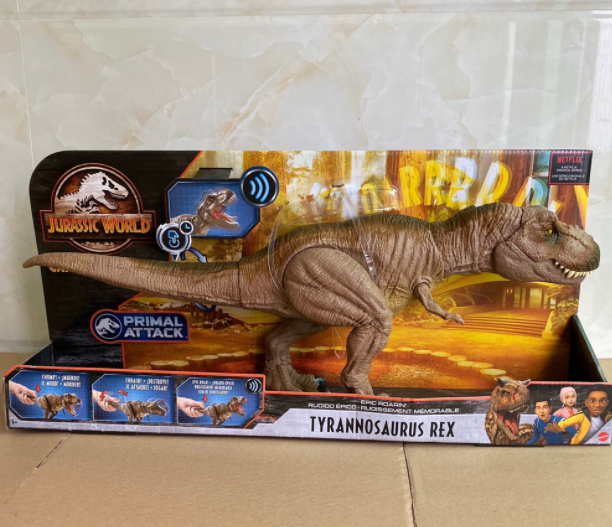 Mattel Jurassic World legendary Sonic Tyrannosaurus Rex full control ...