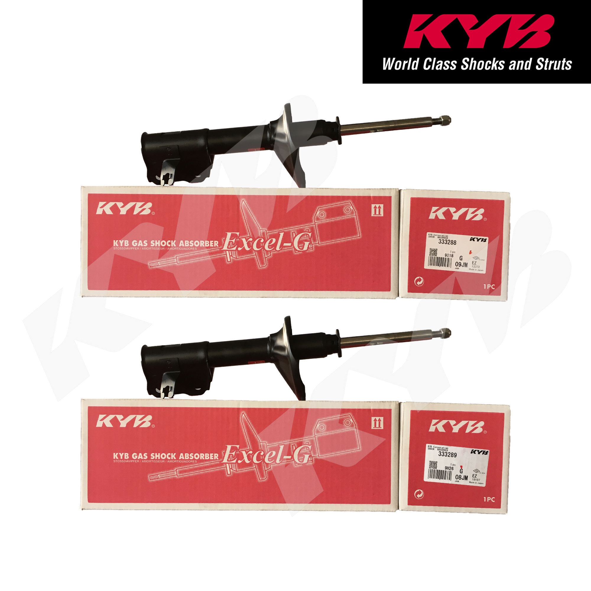 KYB 333288/333289 for Mitsubishi Lancer 1.3, 1.5 and 1.6 1997 - 2002 ...