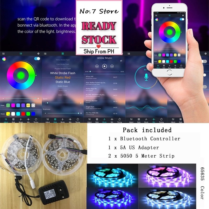 Bright lighting 5M/10M/15M 12V USB 3528 5050 Led Strip lights Christmas