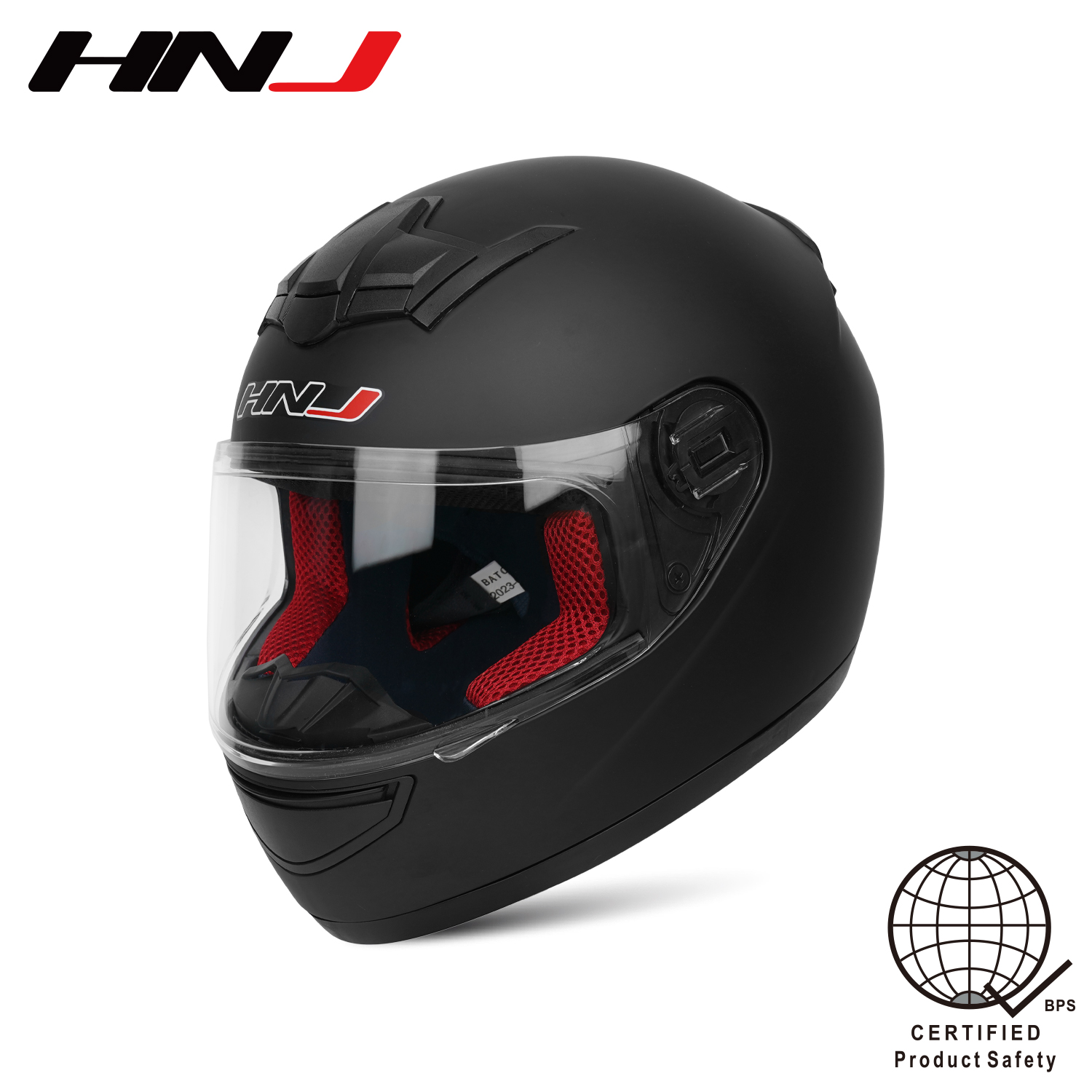 HNJ 902 Men's motorcycle full face helmet single clear visor for