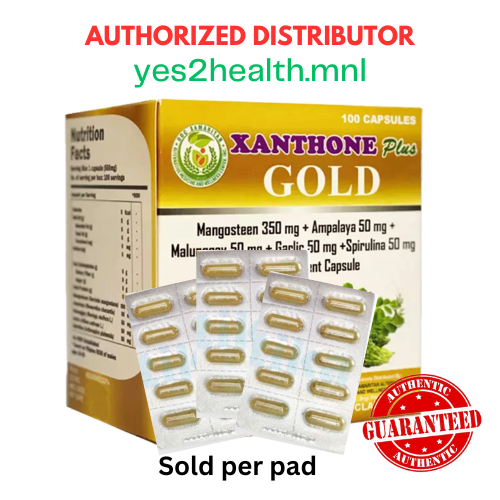 XANTHONE PLUS GOLD 10 capsules per pad Lazada PH
