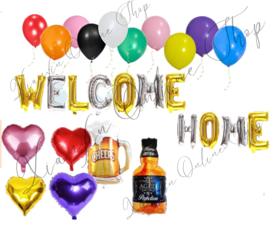 Welcome Home Welcome Back Party Decorations Balloon Package Sets