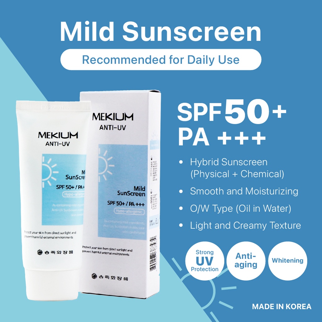 Sjm Medical Anti-uv Spf 50+ Pa++++ 60g Sunscreen Sunblock Made In Korea 