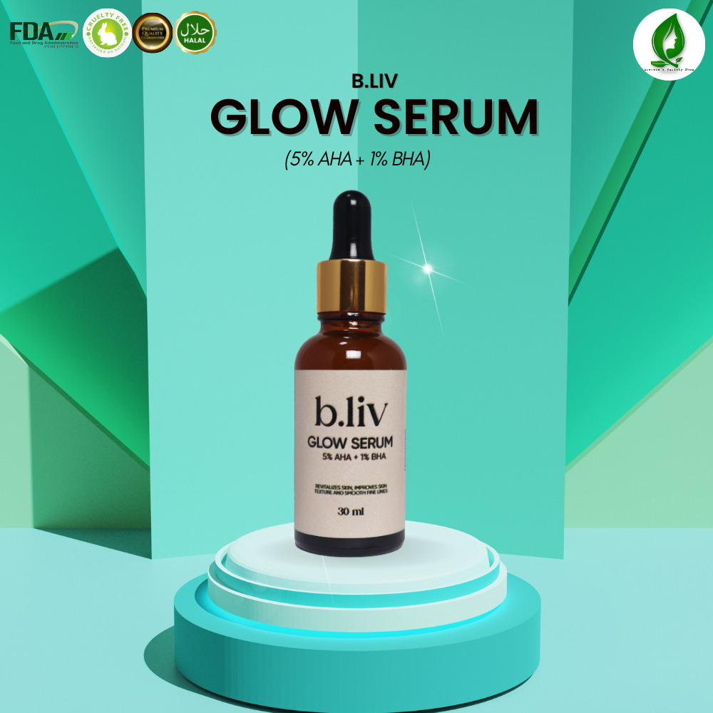 Lorence's Variety Shop GLOW SERUM b.liv REVITALIZES SKIN IMPROVES SKIN