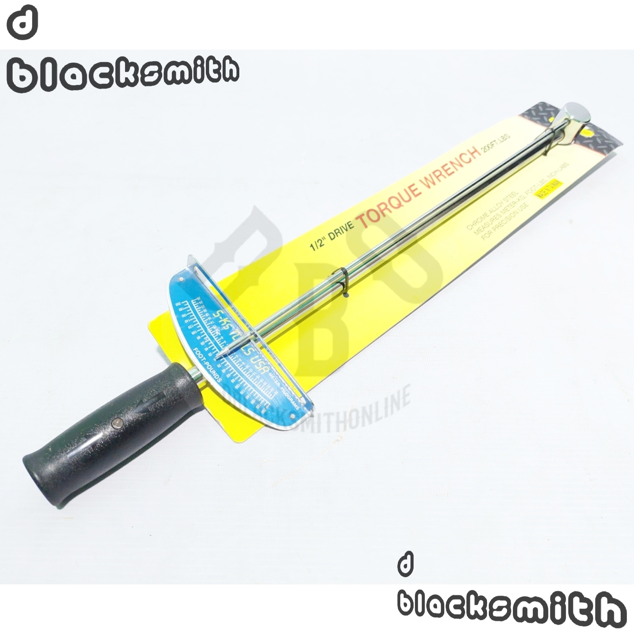 SKs Tools 1/2" Drive Torque Wrench 200 FT.LBS (Dial Type) Lazada PH