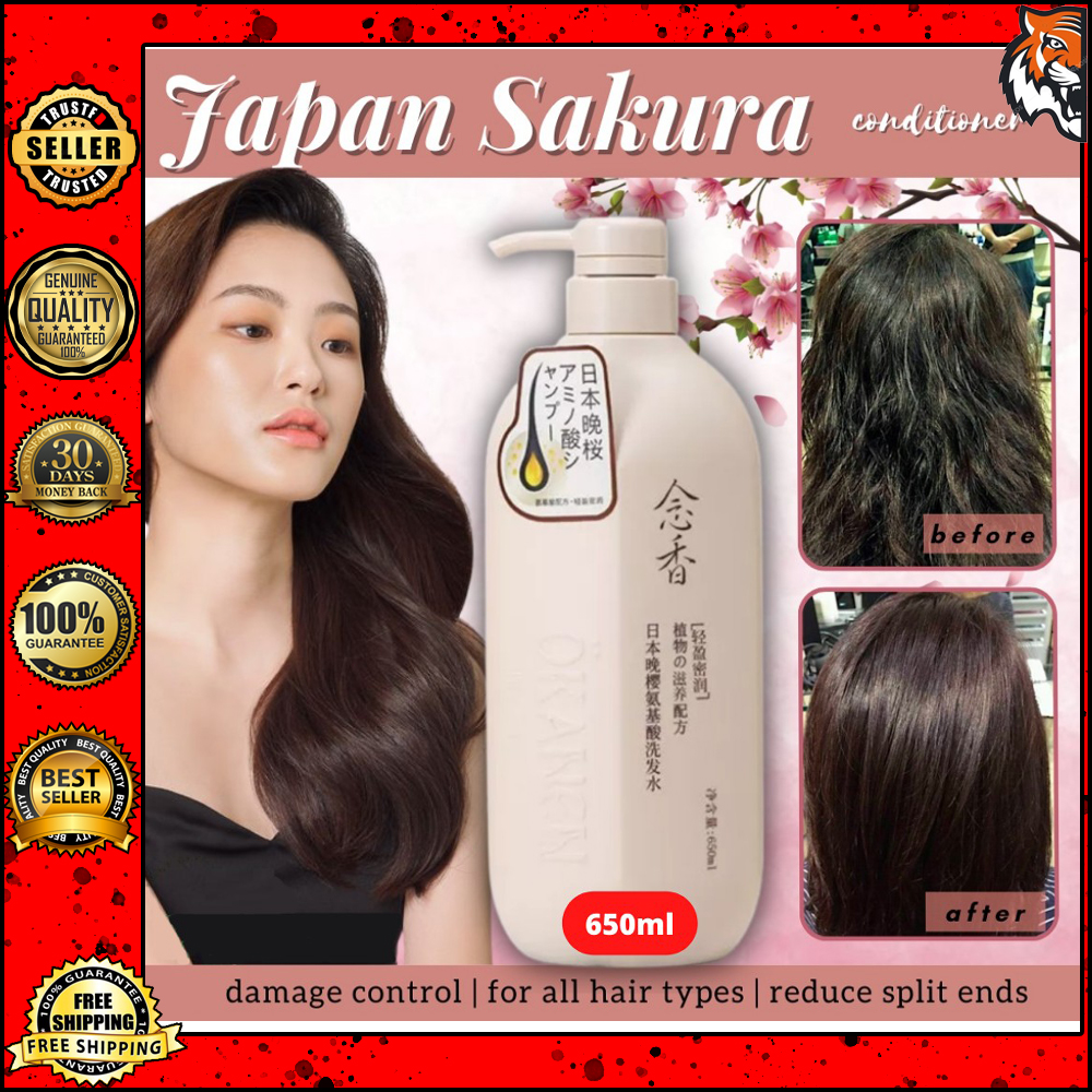 ORIGINAL 650ML ORIGINAL AND AUTHENTIC Natural Japanese Sakura Shampoo