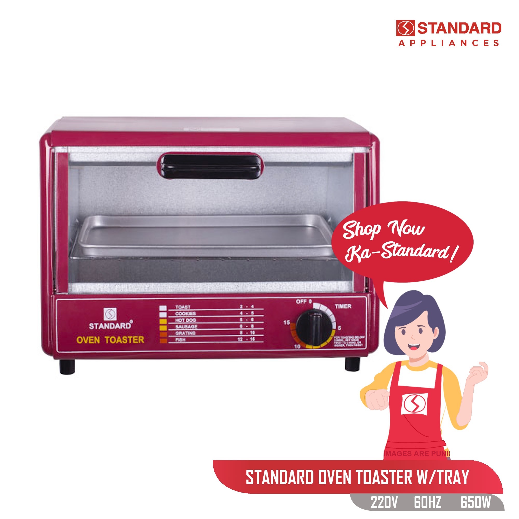 Standard Oven Toaster SOT602 with 15 Minute Timer SOT602 SOT602 SOT
