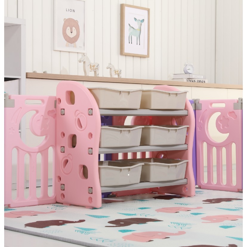 Baby Playpen Slide Swing Rocking Horse Ball Pool Storage Tent