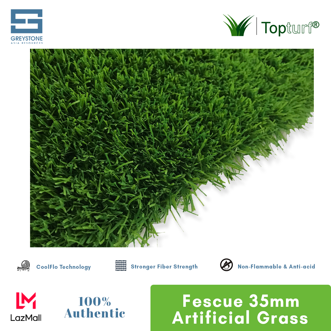 Topturf Fescue Artificial Grass 35mm 2m x 1m Lazada PH