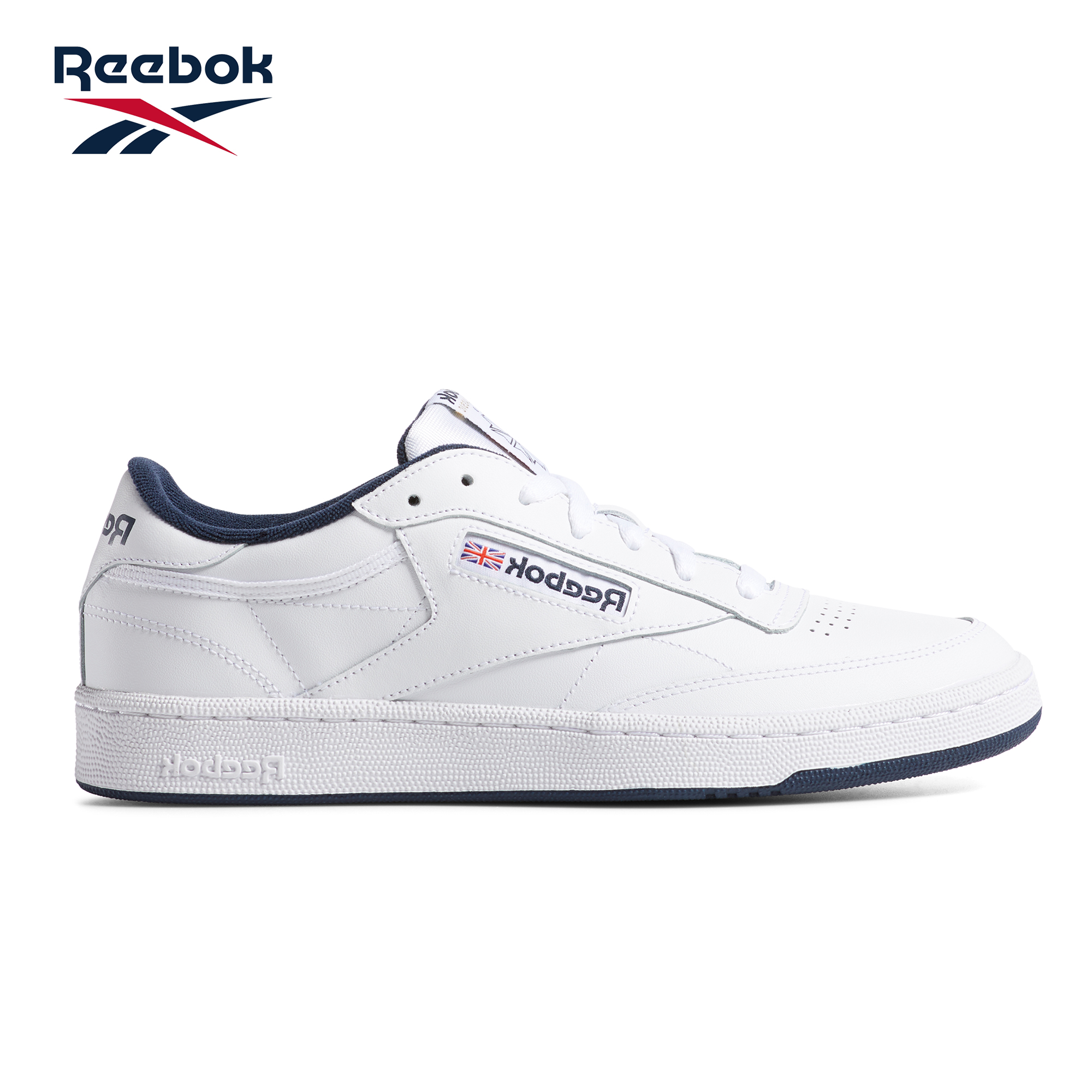 Opblazen wrijving dynastie Reebok Club C 85 Classic Shoes for Men (White/Navy) | Lazada PH