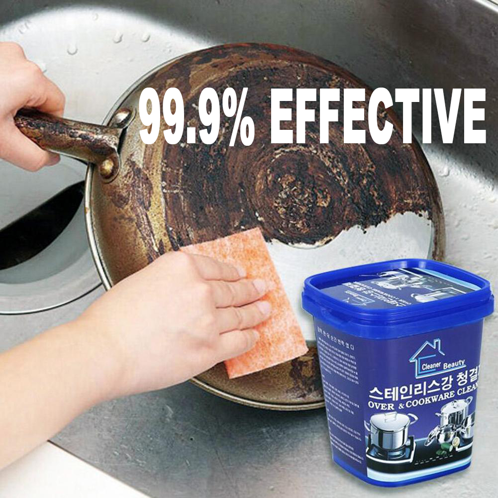 Multipurpose stain scrubbing cream. stainless steel polish Polishing