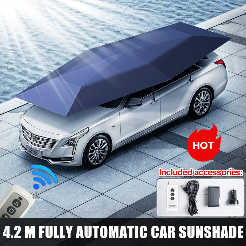 Fully Automatic Manual Portable Car Tent Umbrella UV Protection