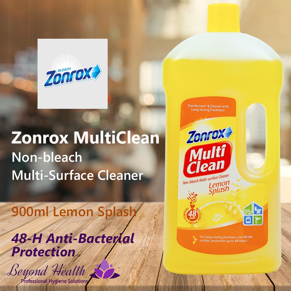 Zonrox Multi Clean Nonbleach Multisurface Cleaner 900ml Lemon Splash