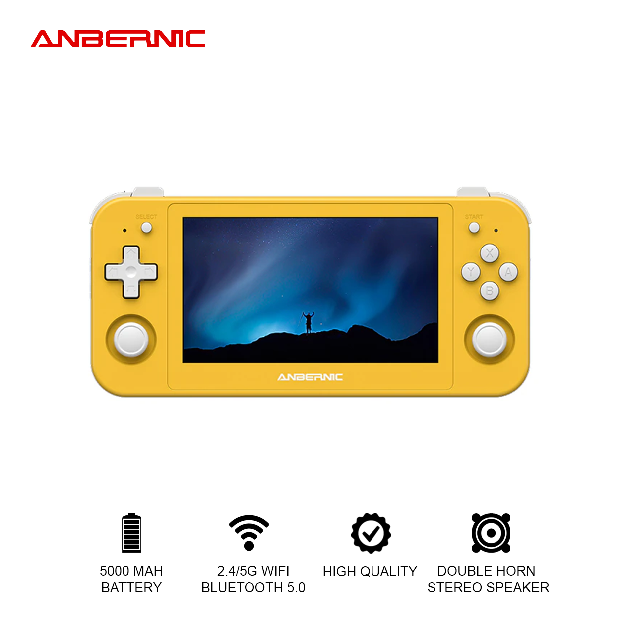 ANBERNIC RG505 Game Console Android 12 4GB LPDDR4X, 128GB TF Card