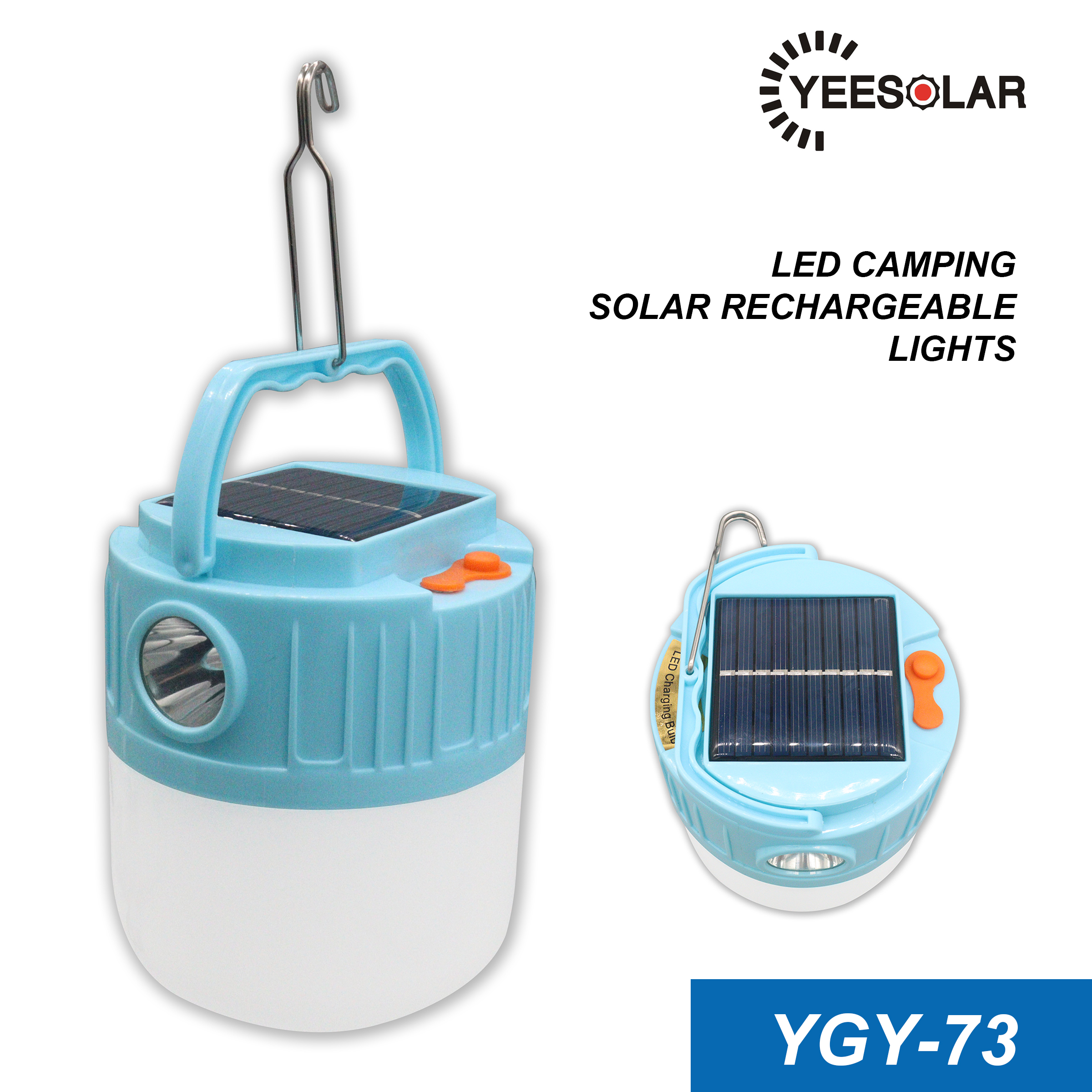 Yeesolar Rechargeable Hanging LED Light Bulb Emergency Lantern ...