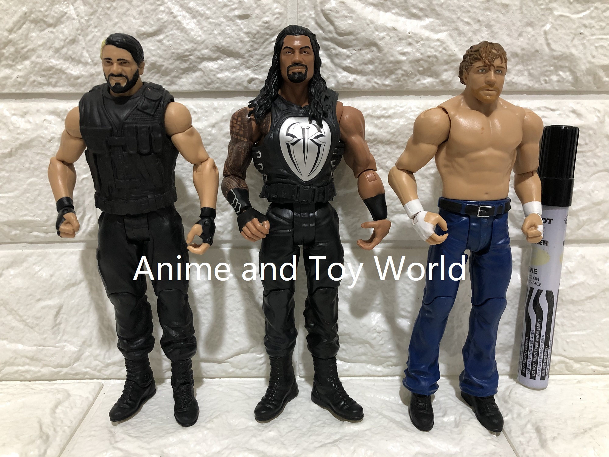 The Shield Roman Reigns,Seth Rollins,Dean Ambrose Wrestler Action Figure |  Lazada PH