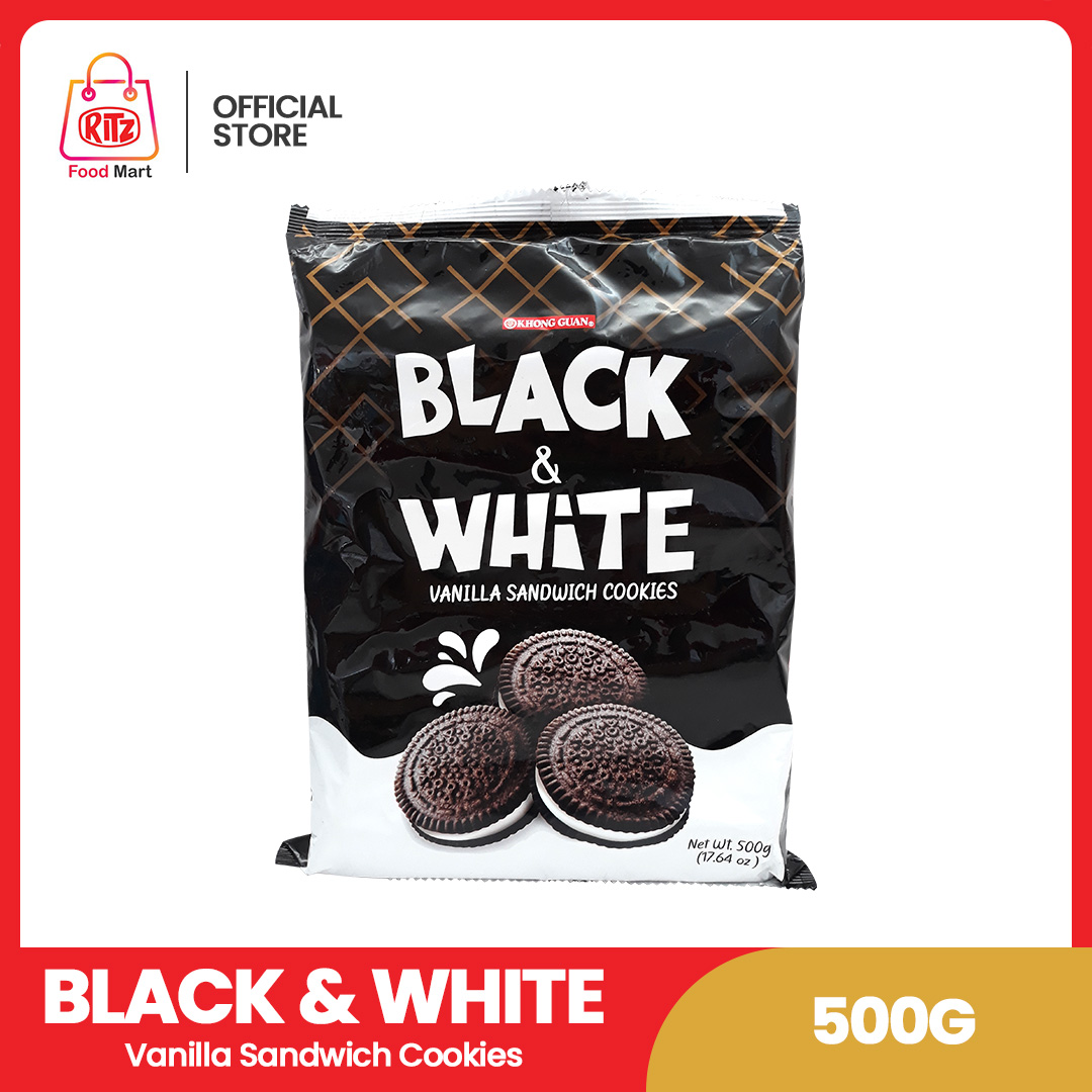 Khong Guan Black and White Vanilla Cream Sandwich (500g pack) | Lazada PH