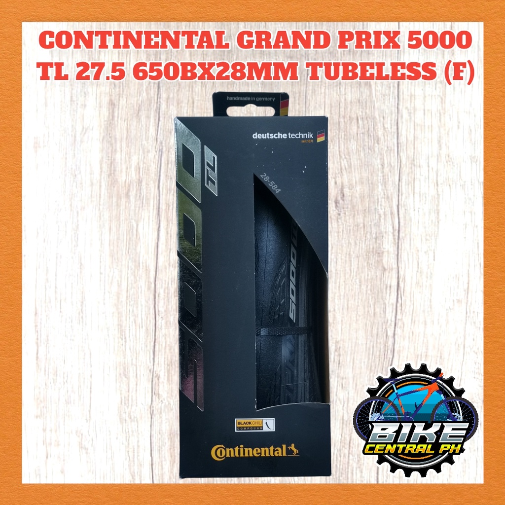 CONTINENTAL TIRE GRAND PRIX 5000 TL 650Bx28mm Lazada PH