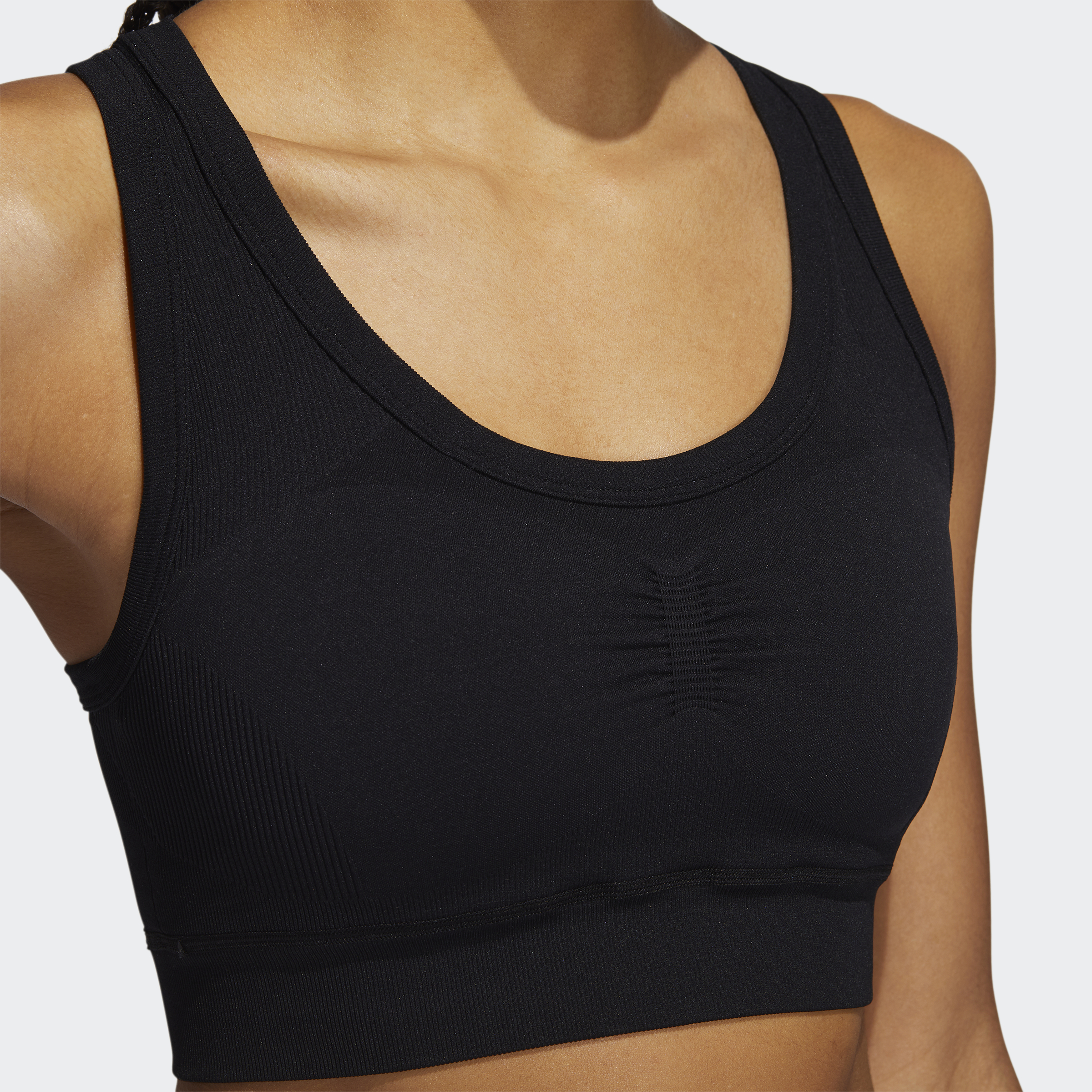 adidas Tập luyện Áo Bra Studio Nữ Đen GL1013