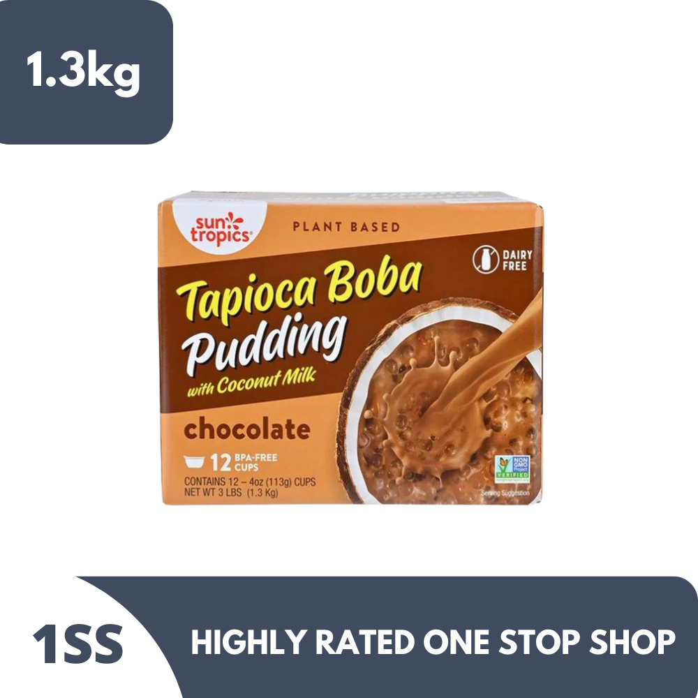 Tapioca Boba Pudding with Coconut Milk, Chocolate 1.3kg Lazada PH