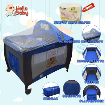 baby playpen with changing table