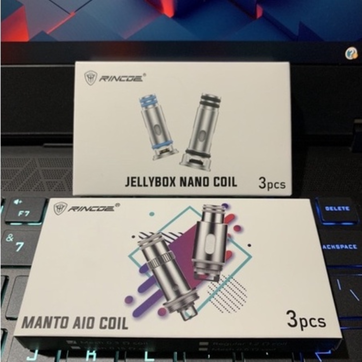 ORIGINAL RINCOE JELLYBOX NANO / MINI COIL OCC MESH 0.5 / 1.0 NQMH