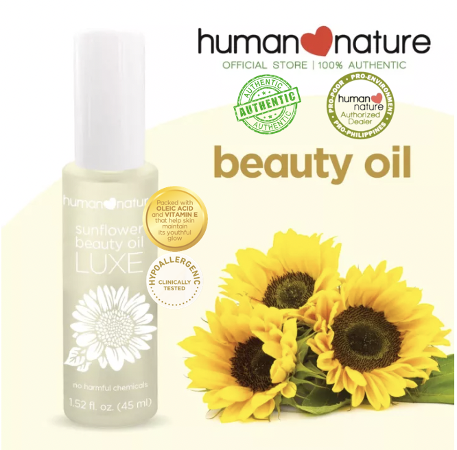 Human Nature Sunflower Beauty Oil LUXE 45ml Lazada PH