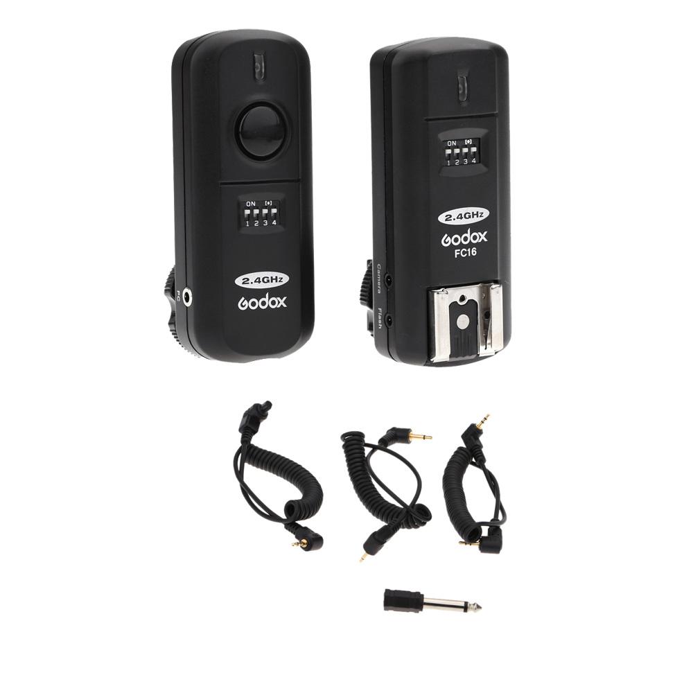 Godox FC-16 Đèn Flash Kích Hoạt Nhấp Nháy Không Dây Từ Xa 16 Kênh 2.4GHz Cho Studio, Dành Cho Canon 5D 6D 7D 5D Mark III 60D 600D 700D 70D 650D 550D