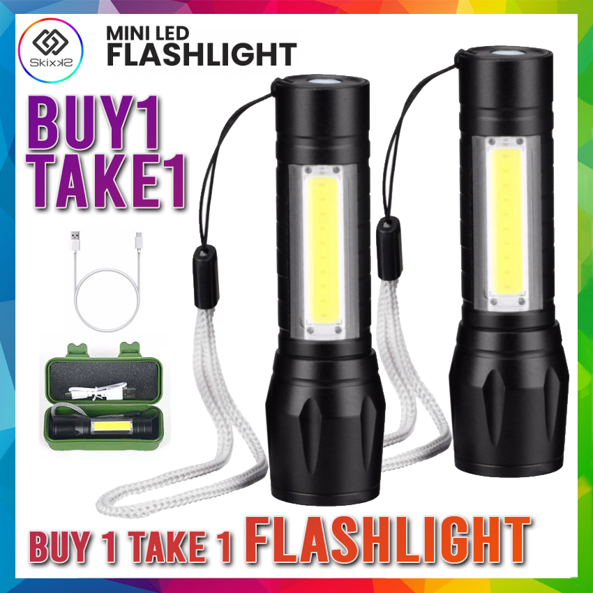 BUY 1 TAKE 1 Tactical Flashlight Taclight Ultra Bright High Powered ...