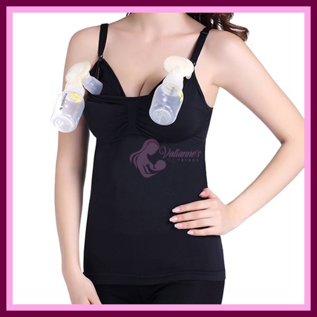 Valianne's Trends - Fae Pumping/Breastfeeding Camisole - Nursing Camisole -  Pumping Bra