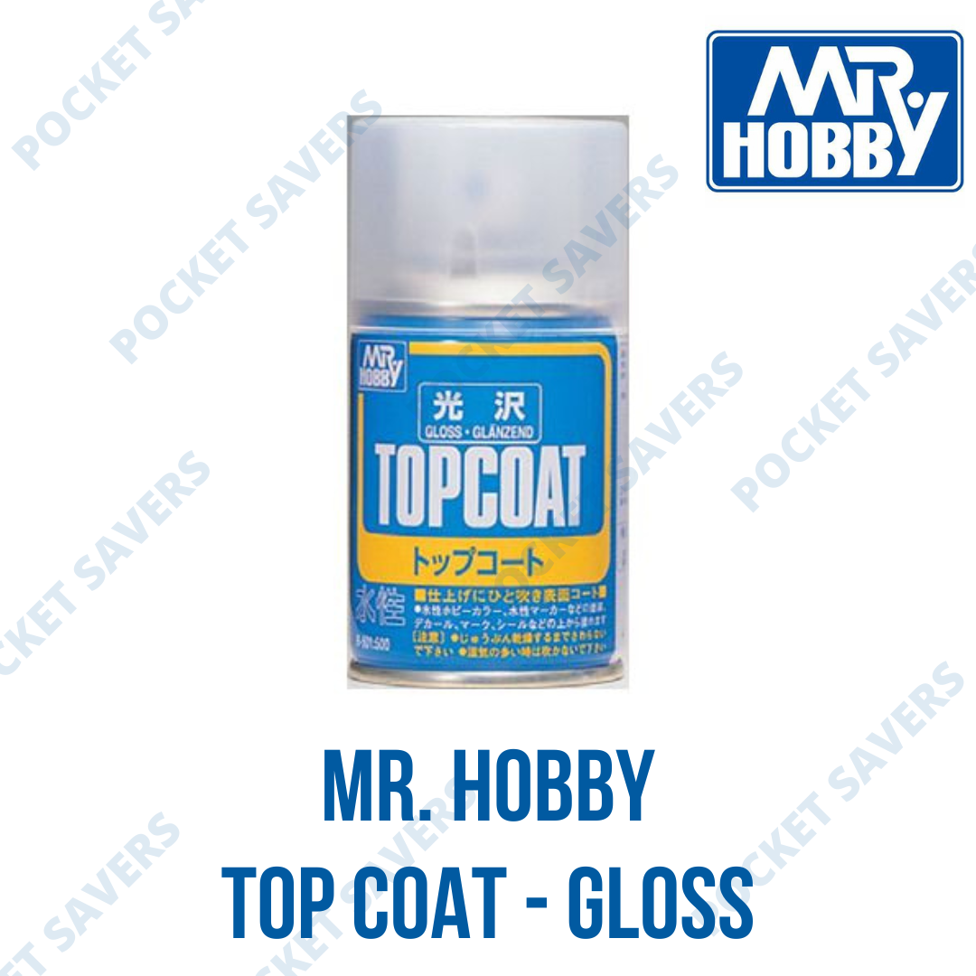 Mr. Hobby Top Coat Gloss 88 ml (Coating, Surface Smoother, Finishing