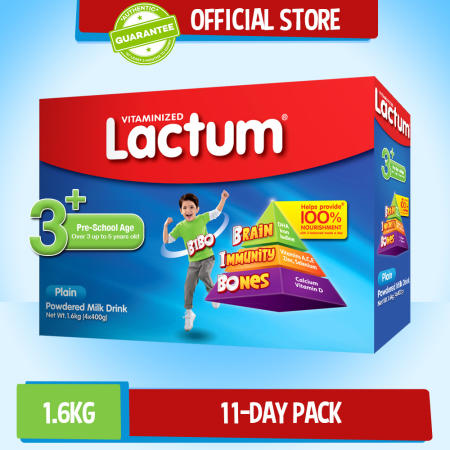 Lactum 3+ Plain Powdered Milk Drink 1.6kg